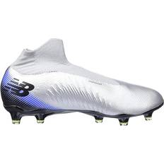 Men - Silver Football Shoes New Balance Tekela V4 Magia FG - Silver/Bright Lapis/Black