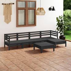 vidaXL 6 Garden Pinewood Outdoor Lounge Set