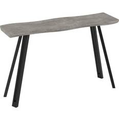 SECONIQUE Quebec Wave Edge Console Table