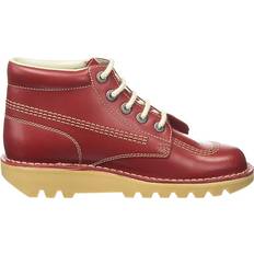 Men - Red Ankle Boots Kickers Kick Hi Core Leather - Red