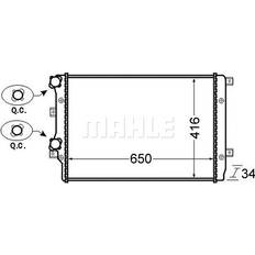 Mahle CR 761 000S Kühlmittelkühler