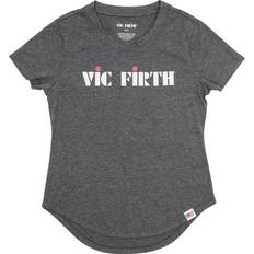 Vic Firth Women's Logo T-Shirt Gray Gray