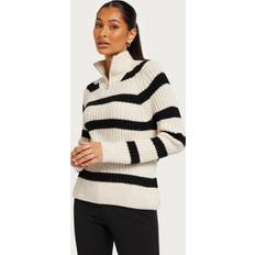 Only Highneck Zip Knitted Pullover