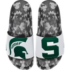 Hype NCAA Michigan State Spartans Slydr Pro Black Sandals White M15/W17