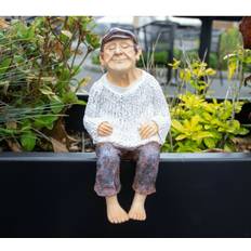 Garden Mile Grandfather Grandparent Statue Grandad Figurine