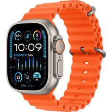 Blue 2 Apple Watch Ultra 2 Titanium Case with Ocean Band