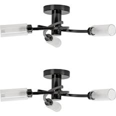 MiniSun Modern 3 Way Ceiling Flush Light