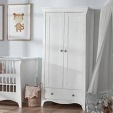 Clothing Storage CuddleCo Clara 2 Double Wardrobe