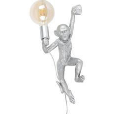 MiniSun George Monkey Silver Wall light