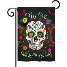 Breeze Decor 62009 Halloween de los Muertos 2-Sided Impression