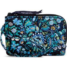 Vera Bradley Cotton Double Zip ID Case Wallet With