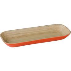 Orange Serving Platters & Trays Premier Housewares Kyoto Spun Bamboo Serving Tray