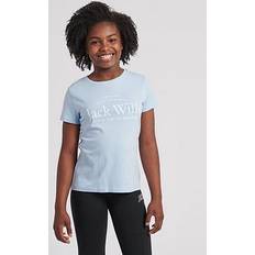 Jack Wills Kids Forstal Logo Script T-Shirt Blue