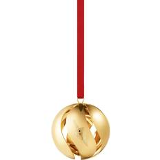 Brass Christmas Decorations Georg Jensen Ball 2022 Christmas Tree Ornament 5.4cm