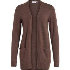 Vila Basic Knitted Cardigan - Shaved Chocolate