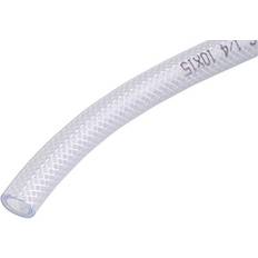 Connect Clear PVC Braided Tubing 8mm ID 30metres