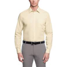 Van Heusen Men's Regular Fit Poplin Dress Shirt - Lemon Glaze