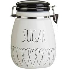 White Kitchen Containers Premier Housewares Maison Heartlines Sugar Kitchen Container