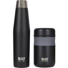 Black Food Thermoses BUILT Perfect Seal Apex Flask Duo Food Thermos