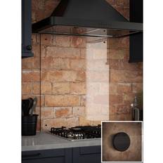 Black Splash Guards Clear Kitchen with Matte Splash Guard