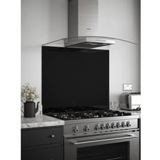 Black Splash Guards Sparkle Kitchen 900mm X 750mm Splash Guard