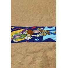 Disney Buzz Lightyear Woody Towel Large Kids Woody Buzz Star Beach Bath Pool