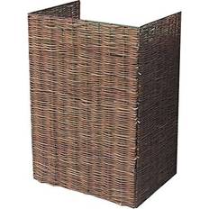 Brown Wheelie Bin Storage Willow Wheelie Bin Screen GF1984 (Building Area )