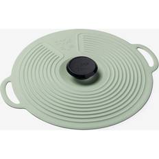 Yellow Lids Zeal Classic Self Sealing Silicone Pan 28Cm, Sage Lid