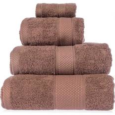 Homescapes Cotton Chocolate Bath Towel Brown