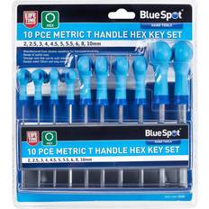 Set Hex Keys Blue Spot Tools Metric t Handle 2 12185 Hex Key