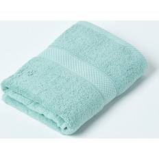 Homescapes Cotton Hand Sea Sea Guest Towel Green