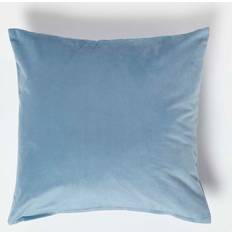 Homescapes Luxury Soft Velvet Complete Decoration Pillows Blue