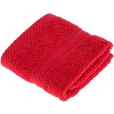 Red Towels Homescapes Face 500 Guest Towel Red