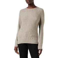 Vero Moda Doffy O-Neck Long Sleeved Knitted Sweater - Walnut