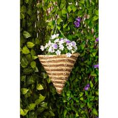 Garden Mile Cornrope Cone Basket Artificial Plant