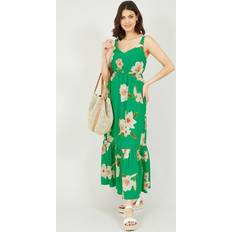 Yumi Green Oversized Floral Maxi Dress