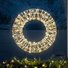 Christow Lighted Wreath 38cm Decoration