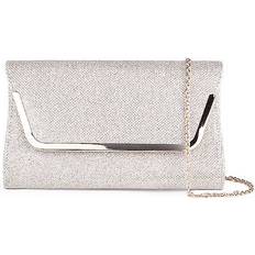 Paradox London Glitter 'Denise' Clutch Bag