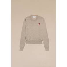 Ami Paris Red De Coeur Sweater Neutrals for Women