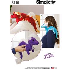 Simplicity Pattern 8715 stuffed dragons