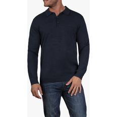 Raging Bull Long Sleeve Knitted Polo