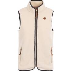 White Vests Trespass Women's Fleece Gilet AT300 Notion White