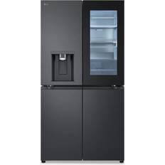 LG Stainless Steel Fridge Freezers LG GMG960EVJE Instaview French Black, Stainless Steel