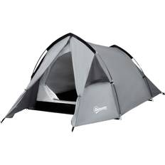 OutSunny 1-2 Person Camping Dome Tent with Porch