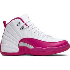 Nike Air Jordan 12 Retro GS - White/Vivid Pink/Metallic Silver