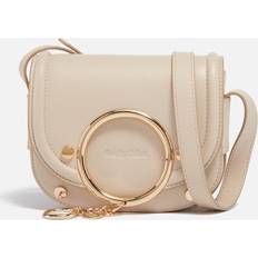 See by Chloé Bags See by Chloé Leather Mara Crossbody Bag Beige