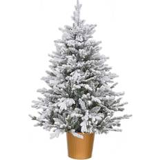 BigBuy Christmas Golden Polyethylene Snowfall Christmas Tree 120cm