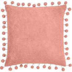 Furn Dora Square Pom Pom Complete Decoration Pillows Pink