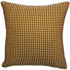 Furn Rowan Waffle Knitted Cushion Complete Decoration Pillows Orange