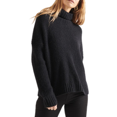 Superdry Women's Studios Chunky Roll Neck Jumper - Black